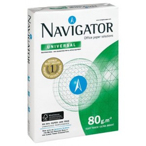 Ramette Papier A4 Navigator Universal 80g 500F - Blanc