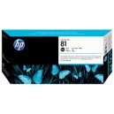 HP 81 Black Dye Printhead and Printhead Cleaner