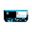 HP 81 Magenta Dye Printhead and Printhead Cleaner