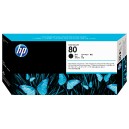 HP 80 Black Printhead and Printhead Cleaner