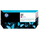 HP 80 Magenta Printhead and Printhead Cleaner
