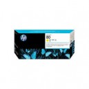HP 80 Yellow Printhead and Printhead Cleaner