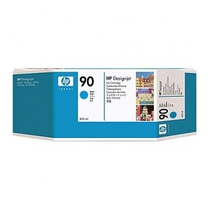 HP 90 400-ml Cyan Ink Cartridge