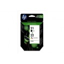 HP 21/22 Combo-pack Inkjet Print Cartridges