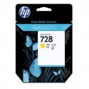 HP 728 40-ml Cyan Ink Cart