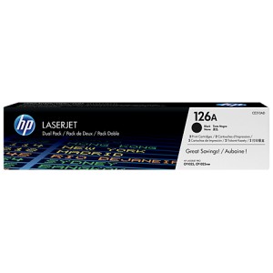 HP 126A Black Dual Pack LaserJet Toner