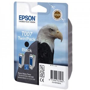 C13T00740210 Epson Dble pack noir 