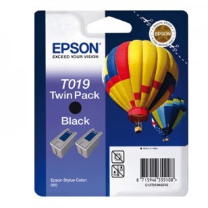 C13T01940210 Epson Dble pack noir Stylus Color 880