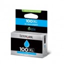 14N1069E Cartouche d'encre Lexmark Return Programme haute capacité Cyan 100XL