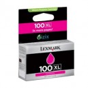 14N1070E Cartouche d'encre Lexmark Return Programme haute capacité Magenta 100XL