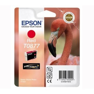 T0877401 Cartouche ROUGE 